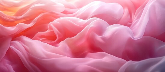 Obraz premium Abstract Pink and White Fabric Background.