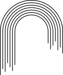 Boho Geometric Arch Element