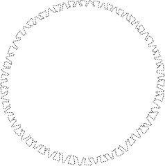 Circle frame Hand drawn round borders, floral, royal, vintage