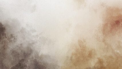 Abstract horizontal watercolor background. Hand drawn vector texture. Brush stroked painting pastel color watercolour