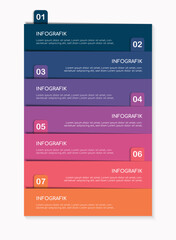 Infographic label template,  step by step, timeline journey, table of contents, flow charts, presentations, web sites, banners, printed materials.