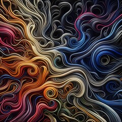 Obraz premium Chaos to Clarity: The Journey of Thought