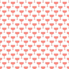 seamless pattern with red wine