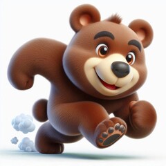 Obraz premium bear mascot character.