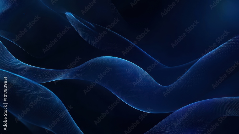 Poster abstract blue gradient with light effects frequently used in digital design for tech presentations, 