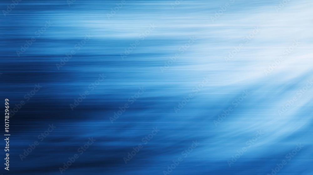 Poster Abstract blue gradient with motion blur Frequently used in dynamic or high-speed visuals, often for action-related content or tech backgrounds.