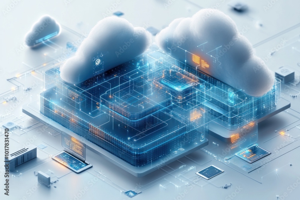 Poster cloud computing data center