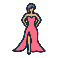 Evening Gown Icon