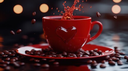 The Heart-Shaped Coffee Cup