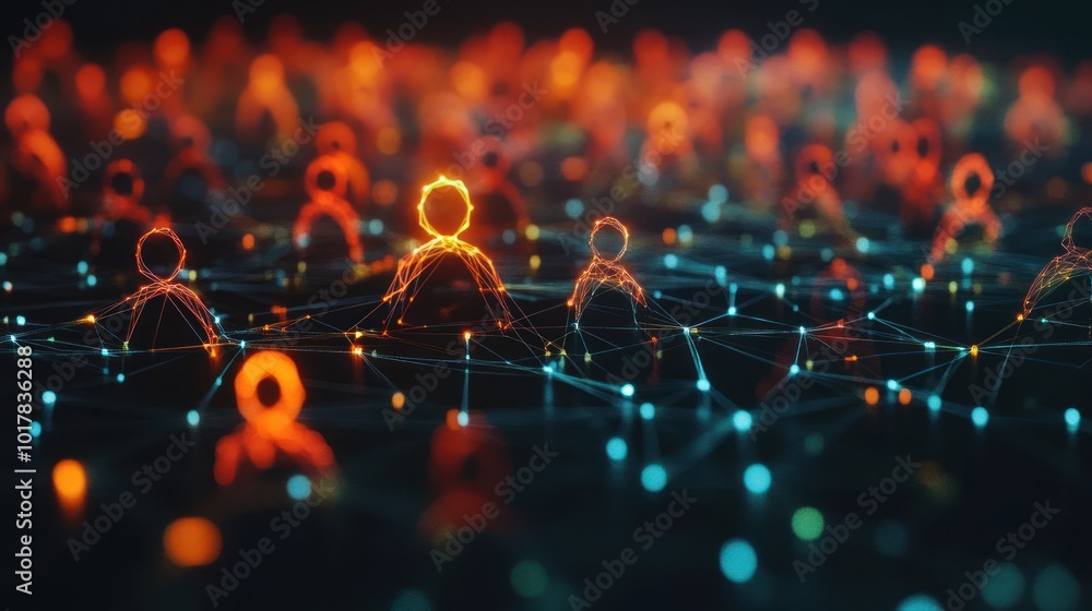 Poster ai-driven customer segmentation - leveraging artificial intelligence to analyze customer data and be