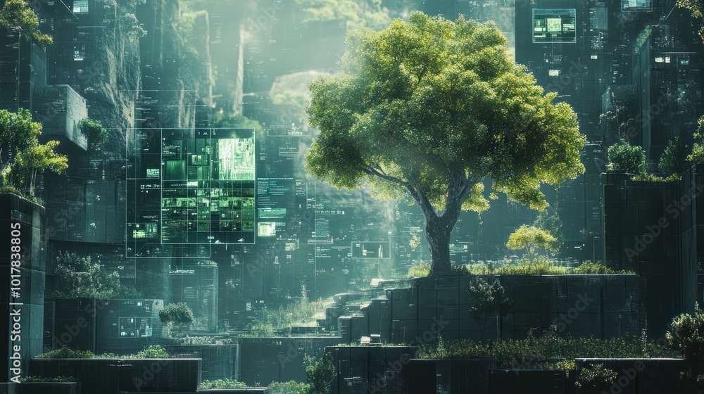 Aufkleber augmented reality background for video, integrating digital elements into real-world scenes,