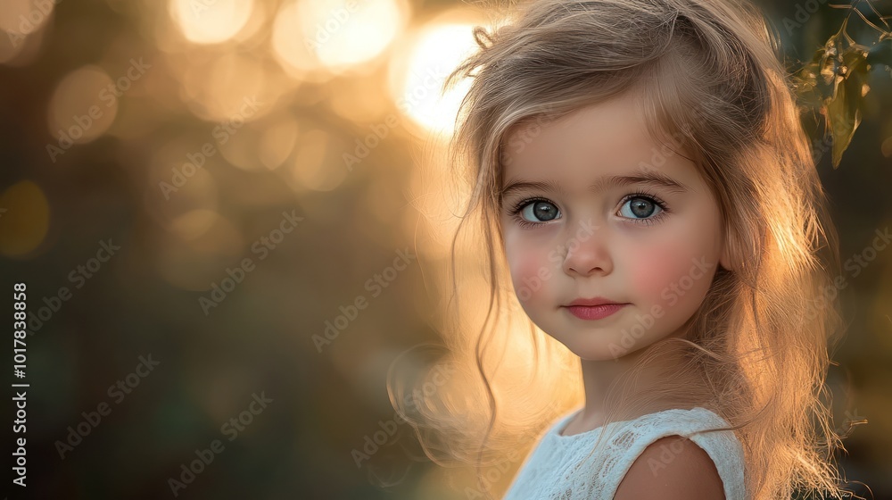 Poster background blur - a common effect in portrait photography where the background is blurred to make th