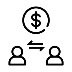 transaction line icon