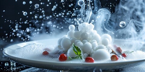 Molecular gastronomy foam recipe, Culinary foam technique, Edible foams in molecular cooking
