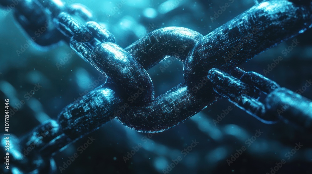 Poster blockchain in marketing - utilizing blockchain technology for transparent and secure marketing strat