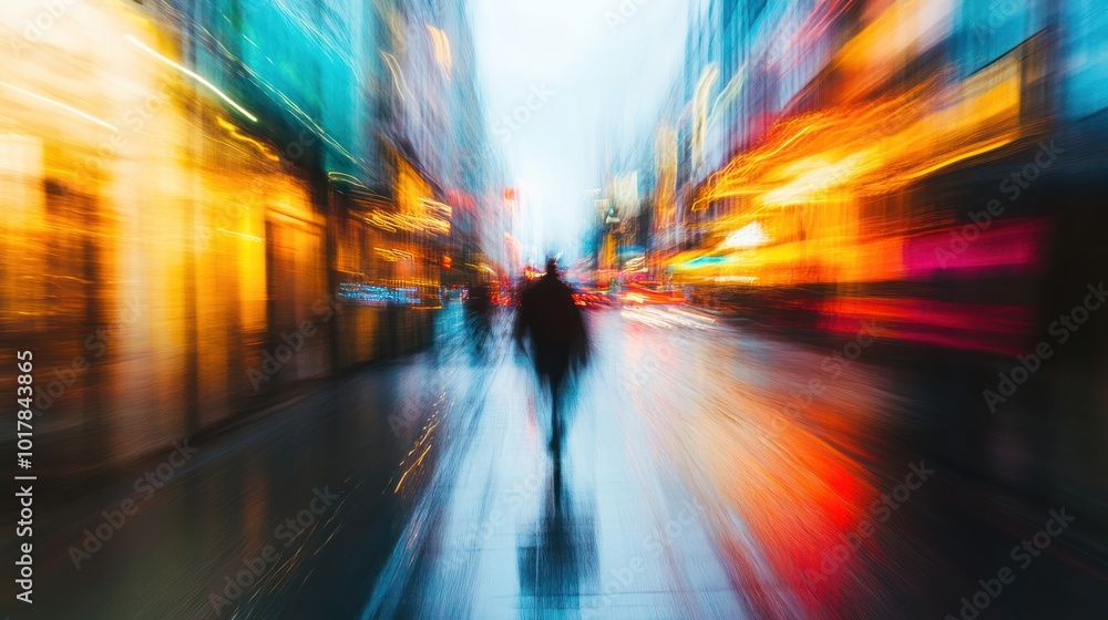 Aufkleber blurred edges in image - a creative photography technique where the edges of the image are intention