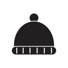 winter hat logo icon
