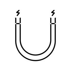 magnets line icon
