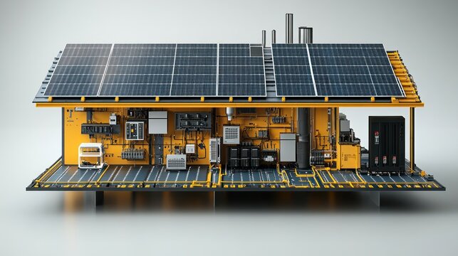 Solar Panel System Diagram