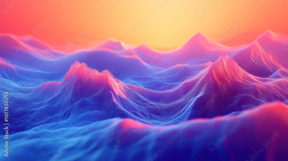 Poster 3d animated video background, providing depth and dimension to video content with detailed, moving v