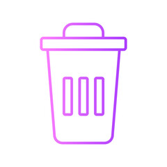 recyclebin gradient icon