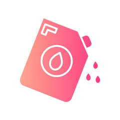 fuel barrel gradient icon