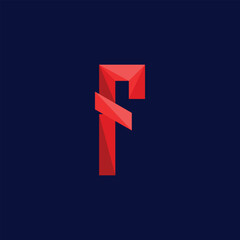 letter f logo design