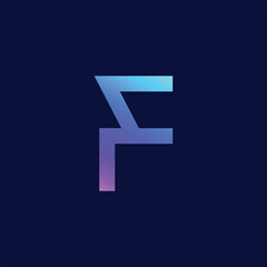 letter f logo design