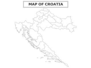 European Country Geography Political map. Political map of country with capital, province or state capital, major cities and town.