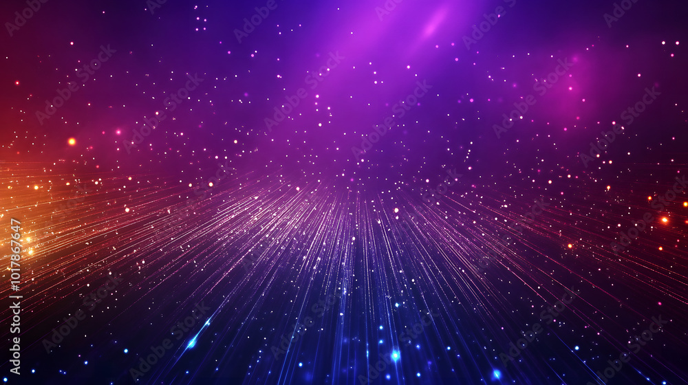 Poster abstract light ray particle gradient background