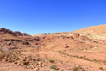 Wadi Musa, town located in southern Jordan and the nearest town to the archaeological site of Petra
