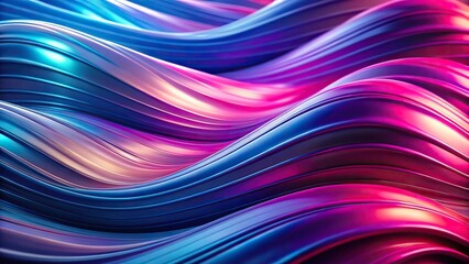 Abstract background with blue and purple waves and a pink Extreme Close-Up