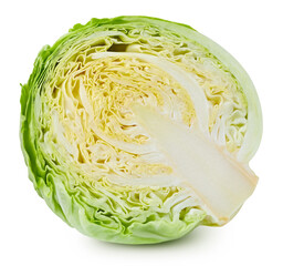 Cabbage isolated on white background