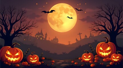 Fototapeta premium halloween party border
