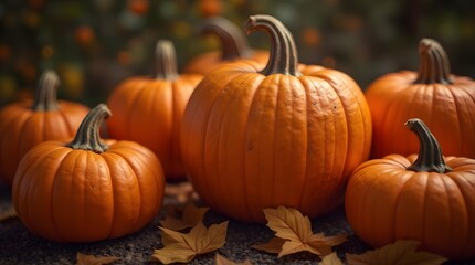 halloween pumpkins background