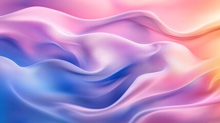 Obraz premium Abstract Swirling Gradient Background in Pink, Blue, and White