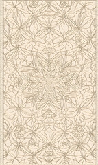 Obraz premium Hand-drawn 2D Doodle Tile and Carpet Patterns with White Borders – Geometric, Floral, and Abstract Designs