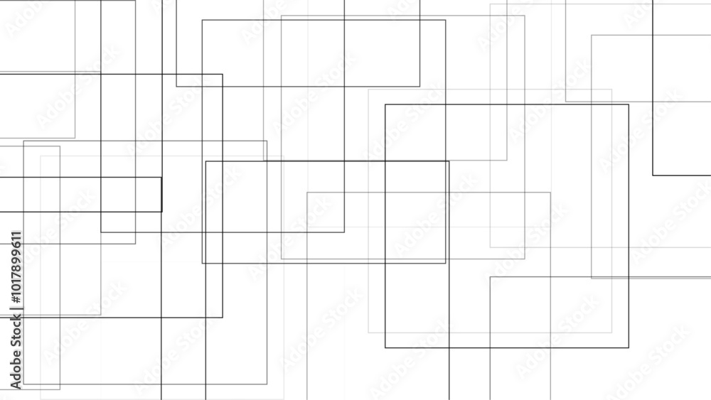 Poster trendy random horizontal shape image. random box lines. abstract geometric pattern. image idea