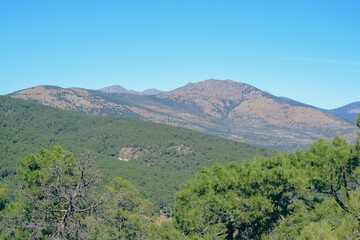 from the top of mountains