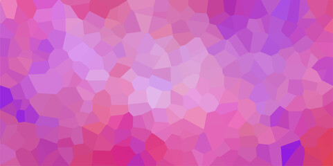 Obraz premium Beautiful pink crystallized polygon background. abstract light colorful stone tile pattern. modern wallpaper, trendy simple minimal geometric pastel background vector abstract mosaic backdrop.