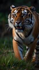 Bengal Tiger Walking Towards the Camera