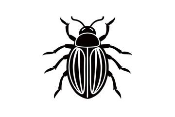 Create insect icon line art Vector Art Illustration