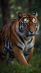 Wild Tiger in Natural Setting