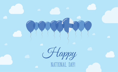 Finland Independence Day Sparkling Patriotic