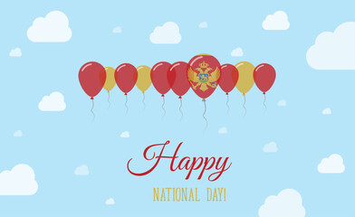 Montenegro Independence Day Sparkling Patriotic