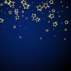 Naklejka premium Starry night fairy tale background.