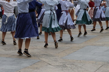 Basque folk dance performance