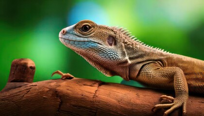 Obraz premium reptile lizard animal camouflage 