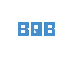 BQB logo design vector template. BQB