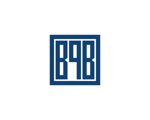 BQB logo design vector template. BQB